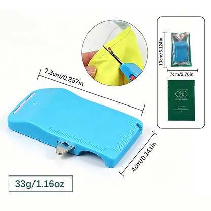 ⏰️Last Day 50 Off!!🧵✂️Multi-functional Sewing Seam Guide & Ripper🪡 – Guide, Rip, Measure In One. Retractable Blade, Pocket‑size. A Must For Every Sewist!