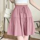 ⏰Summer Limited-Time Offer🌡️Women High Waist Skirt Pants Wide Leg Ruffle Culottes