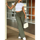 ⏳Last Day Sale Only ￡15.99!!👖 💥 Women's High-Waisted Straight Leg Trousers – Front seam & elastic back – Versatile, comfortable & perfect for office or casual wear ✨🌸