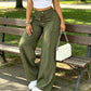 ⏳Last Day Sale Only ￡15.99!!👖 💥 Women's High-Waisted Straight Leg Trousers – Front seam & elastic back – Versatile, comfortable & perfect for office or casual wear ✨🌸