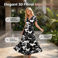 👗Summer Hot Sale 50% OFF: Only £14.99!!💥🌈 Women's V neck Ankle Length Floral Print Beach Long Flowy Maxi Dress with Pockets🎀