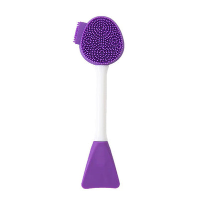 ⏳Limited-time 50% off⏰2-in-1 Silicone Face Mask Brush & Cleanser🧼✨