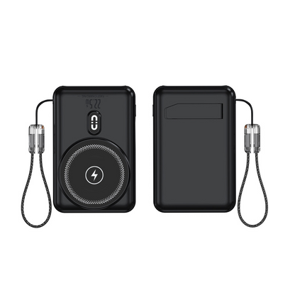 ⏳Limited-time 50% off⏰3-in-1 Magnetic Power Bank with Built-In Cable🔋📱