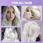 🏆 Last Day 50% OFF!👱‍♀️Want to lighten your hair color?Your hair needs urgent care!Moisturizing Purple Hair Mask with Long-Lasting Scent