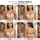 ⏳LAST WEEK SALE-50% OFF 💐Women's Convertible Strapless Minimiser Bandeau Bra Underwire Unlined for Large Bust