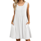 Women's Casual Loose Fit Sleeveless Dress