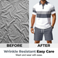 🔥Men's Short Sleeve Casual Set, 🏖️Summer Beach Fashion Sport Wear, Plaid Pattern, Slim-Fitting, Above the Knee