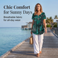 ⏳2026 Hot Sale-50% OFF!!👚Women's Casual V-Neck Top – 🌞Soft fabric, flattering fit & breathable – Perfect for summer days & effortless style ✨