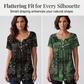 ⏳2026 Hot Sale-50% OFF!!👚Women's Casual V-Neck Top – 🌞Soft fabric, flattering fit & breathable – Perfect for summer days & effortless style ✨