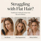 🎉Last Day -50% OFF!!🪙48K+ Sold💇‍♀️Wireless Heated Volumizing Root Lift Clip, Portable Travel Hair Styling Tool for Flat Fine Hair