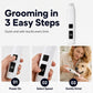 🥳2026 HOT SALE🥳💞50K+ SOLD!🐶Electric Pet Nail Grinder – Whisper‑quiet, 3‑step gentle grinding. LED power display & USB‑C rechargeable – stress‑free grooming for dogs & cats! 🛡️✨