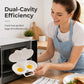🥳2026 HOT SALE-50% OFF!!🎁 Microwave Egg Poacher🥚Dual‑cavity, non‑stick & easy clean. Healthier than frying – stock up & save! 🏠✅