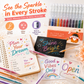 🌈LAST DAY -50% OFF🎨 Quick-Drying Sparkle Pen Set for Cards, Planners and Scrapbooks