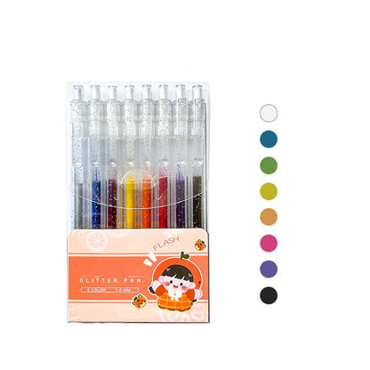 🌈LAST DAY -50% OFF🎨 Quick-Drying Sparkle Pen Set for Cards, Planners and Scrapbooks