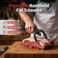 🥳2026 HOT SALE🥳50% OFF!🥩🔪Handheld Fat Trimmer for Beef & Pork – U-shaped curved holder targets surface fat without wasting lean meat. Stainless steel blade, ergonomic grip – prep like a pro! 🧑‍🍳✨