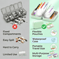 🥳2026 HOT SALE💞UP TO 50% OFF!!💊 A8 Waterproof 14 Color-Coded Pill Pouches Organizer – Portable Binder-Style Weekly Travel Medicine Storage Case for Pills, Vitamins & Supplements