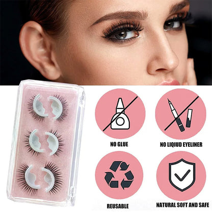 ⏳ Limited-time 50% off!🔥 Reusable Self-Adhesive False Eyelashes👁️