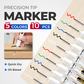 🖊️50% OFF NOW!🌟Precision Tip Quick‑Dry Oil‑Based Marker Pen, 10 Pcs 5 Colours