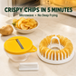 🔥2026 HOT SALE🥳50% OFF!😍🥔DIY Microwave Potato Chip Maker with Slicer Bowl Set