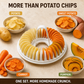 🔥2026 HOT SALE🥳50% OFF!😍🥔DIY Microwave Potato Chip Maker with Slicer Bowl Set