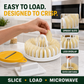 🔥2026 HOT SALE🥳50% OFF!😍🥔DIY Microwave Potato Chip Maker with Slicer Bowl Set