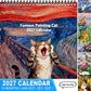 🐱 LIMITED‑TIME 50% OFF! 📅 19,842 Sold – 2027 Funny Cat Meme Calendar – Cheerful Painterly Art, Easy Monthly Planning & Gift-Ready 🎁