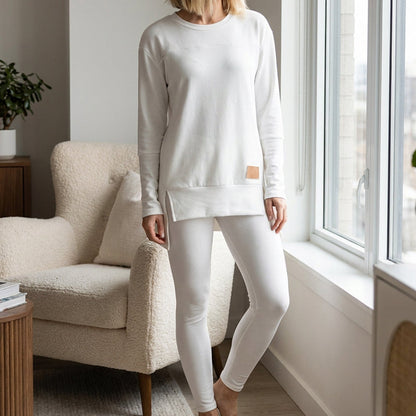 ⏳LAST DAY SALE-50% OFF!!✨ One Set, More Ways to Wear | Women's Split Long-Sleeve Top & Pants Set