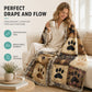 🐶LIMITED‑TIME 50% OFF! 🐾Cute Paw Print Soft Flannel Blanket – Snuggly, Warm, Lovely Home Decor 🛌