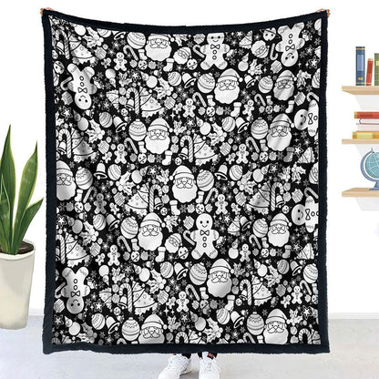🎅Christmas Sale-50% OFF!🎄🎨Family DIY Coloring Blanket – Ultra-Soft High-Density Fleece, Festive Holiday Patterns & Stress-Relief Creative Fun💫