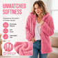 💐Hot Sale-50% OFF🩷Women's Hooded Zip-Up Fuzzy Jacket
