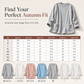 Women's Warm Crew Neck Long Sleeve Top