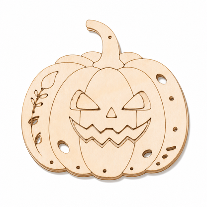 💥Hot Sale-50% OFF🎃Halloween Wooden Pumpkin Craft Kit | DIY Wind Chime