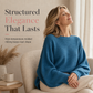 ⏳LAST DAY SALE 50% OFF!!🧶 Flattering Drape, Easy Movement | Women's Batwing Knit Pullover