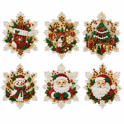 🎄Christmas Sale-50% OFF💎Christmas DIY Painting Hanging Ornaments Set🥳