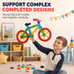 🧩 Kids 3D Interlocking Snowflake Building Blocks – Stable Build, Burr-free, Colorful ✨