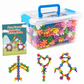 🧩 Kids 3D Interlocking Snowflake Building Blocks – Stable Build, Burr-free, Colorful ✨