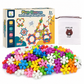 🧩 Kids 3D Interlocking Snowflake Building Blocks – Stable Build, Burr-free, Colorful ✨