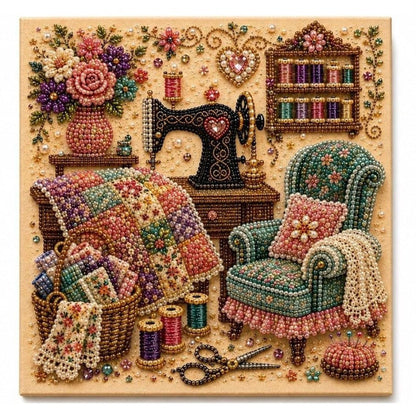 ⏳HOLIDAY SALE 50% OFF!🔥Whispering Room Diamond Art Kit ✨🖼️Mindful Craft for Calm Evenings🌿