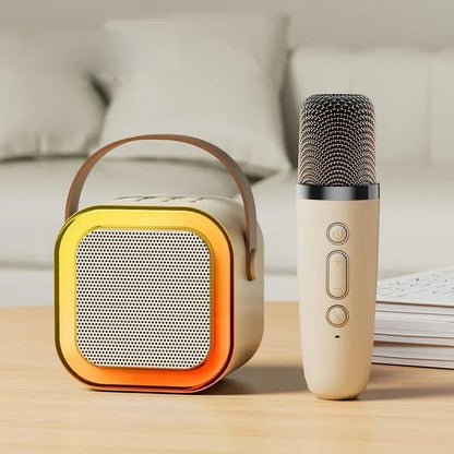 ⏳LAST DAY SALE - 50% OFF!!✨🎵Mini Karaoke Machine for Kids with Wireless Microphones