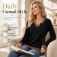 📣📣HOT SALE - 50% OFF!! 🥰Women's V-Neck Long Sleeve Knit Top