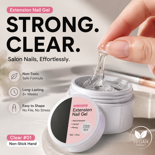 💅✨Limited Time - 50% OFF!! ⏳Solid Nail Extension Builder Gel — Non-Flowing, Easy to Use 🥳