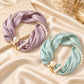 ⏳🧣2026 Hot Sale  50% off📿Pearl Scarf Necklace – ✨Timeless Elegance, Adjustable Bow & Piercing-Free Jewellery 🤍