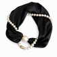⏳🧣2026 Hot Sale  50% off📿Pearl Scarf Necklace – ✨Timeless Elegance, Adjustable Bow & Piercing-Free Jewellery 🤍