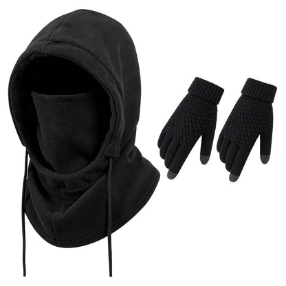 🖤Black Friday-50% OFF!!🌡️🧢Balaclava Hood with Touchscreen Gloves & Socks Set🧤🧦