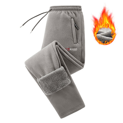 ❄️ Cozy Winter Essential 🔥 Unisex Thickened Warm Fleece Pants – Soft, Comfortable & Perfect for Cold Days ✨