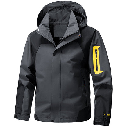 ❄️Hot Sale - 50% OFF!!🏔️✨Men's Colour-Block Windproof Outdoor Jacket🔥