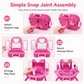 💖Gift Idea-50% OFF!!💄Kids’ Pretend Makeup Vanity Suitcase – Portable Dress-Up Toy Set for Girls