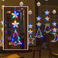 ⏳LAST DAY SALE - 50% OFF!!🎄❄️ DIY Christmas Snowflake Suction Cup LED Lights ✨ | Battery Operated, Warm & Multi-Colour, Window Suction Lights, Christmas Home & Party Decor