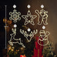⏳LAST DAY SALE - 50% OFF!!🎄❄️ DIY Christmas Snowflake Suction Cup LED Lights ✨ | Battery Operated, Warm & Multi-Colour, Window Suction Lights, Christmas Home & Party Decor