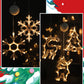 ⏳LAST DAY SALE - 50% OFF!!🎄❄️ DIY Christmas Snowflake Suction Cup LED Lights ✨ | Battery Operated, Warm & Multi-Colour, Window Suction Lights, Christmas Home & Party Decor